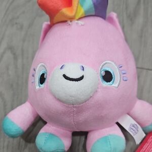 Pink and Blue Plush Stuffed Animals